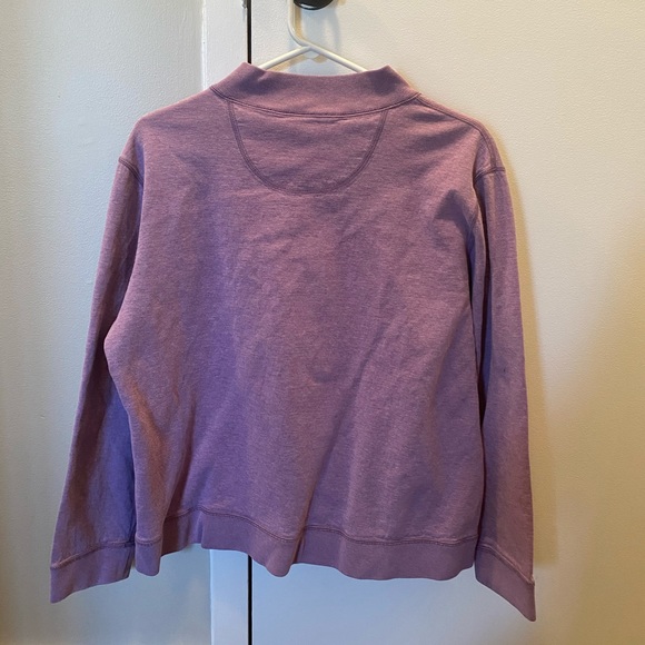 Purple Reversible Half-Zip Sweater - Picture 2 of 5